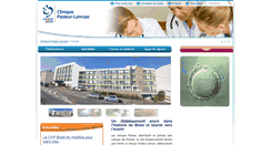 Desktop Screenshot of clinique-pasteur-brest.com